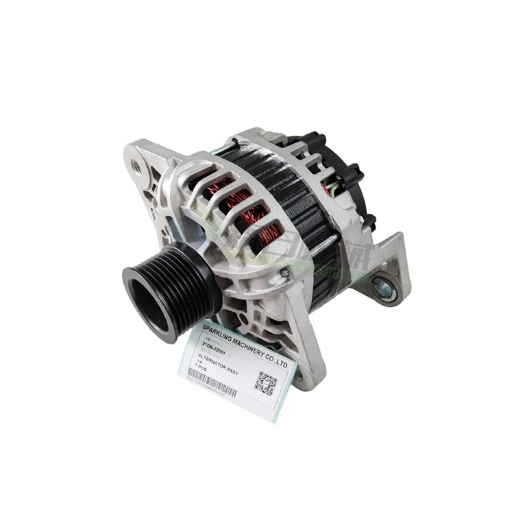 

21Q6-42001 Alternator R140LC-7 R140W9 R210LC7 Alternator Assy for Excavator Spare Parts 21Q6-42001