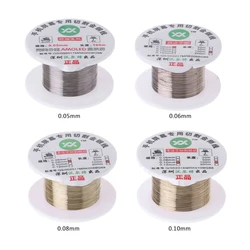 Alambre de corte de molibdeno de 100m/329 pies, Cable de acero dorado para pantalla LCD, divisor de alambre de corte de 0,05/0,06/0,08/0,1mm