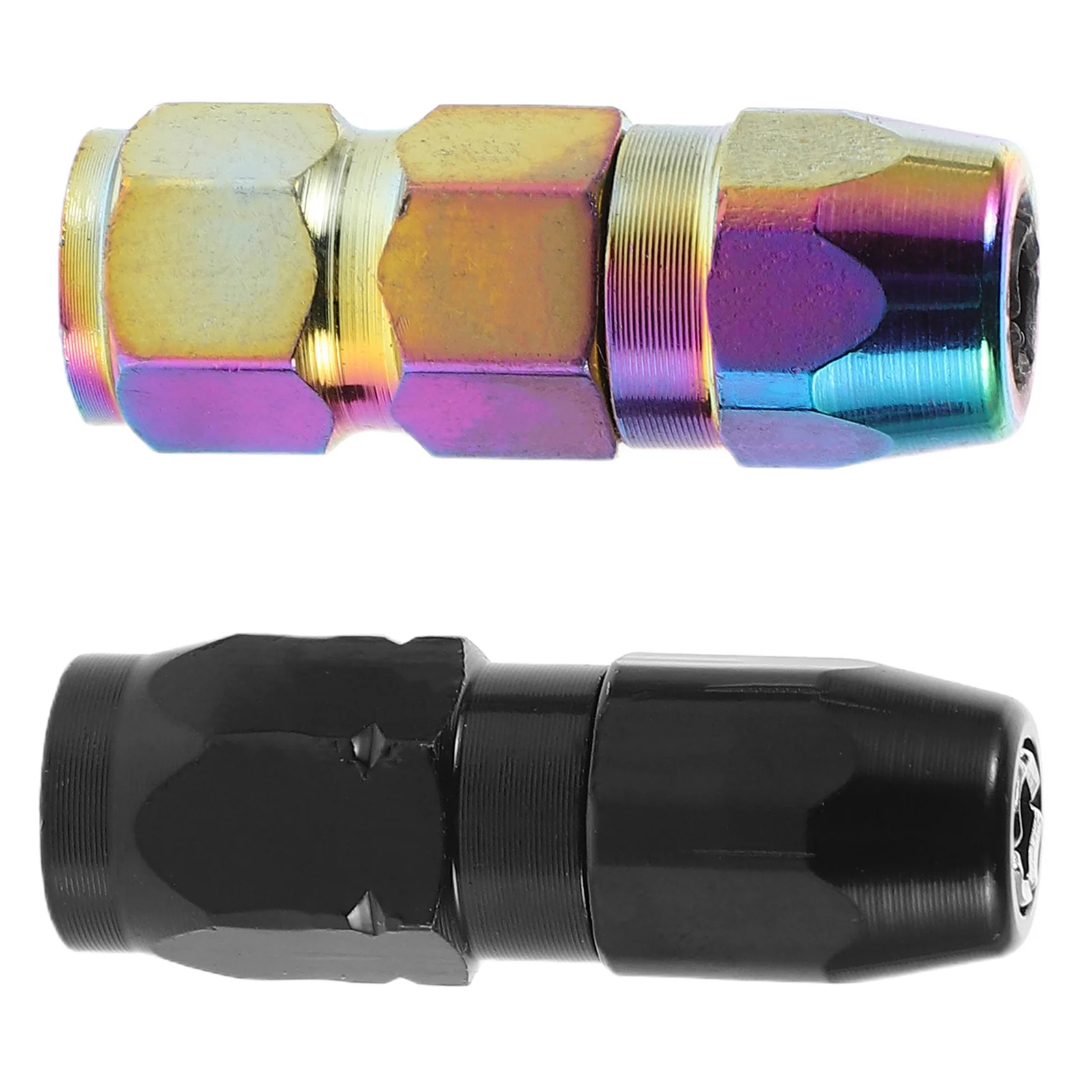 

2Pcs Flat Mouth Grease Gun Nozzle Adapter Leak Proof Metal Coupler Replacement Parts Car Maintenance Grease Fitting Kit