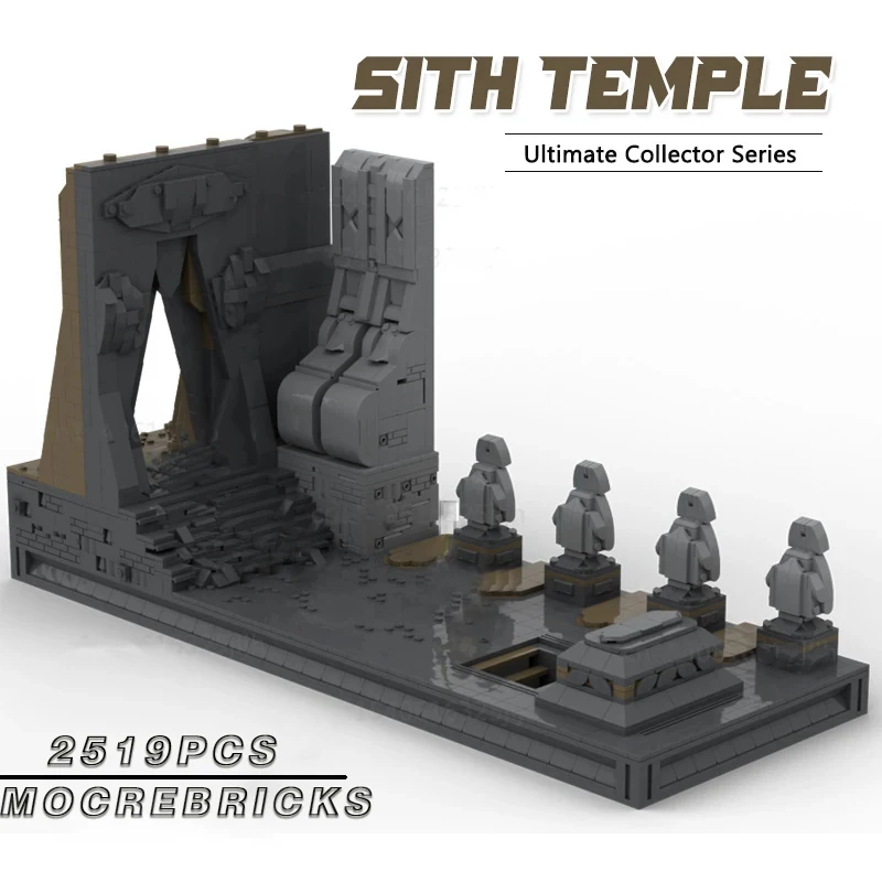 

Movie Scence Sith MOC Temple Building Blocks Caslt Architecture Technology Bricks DIY Assembly Model Collection Toys Gifts