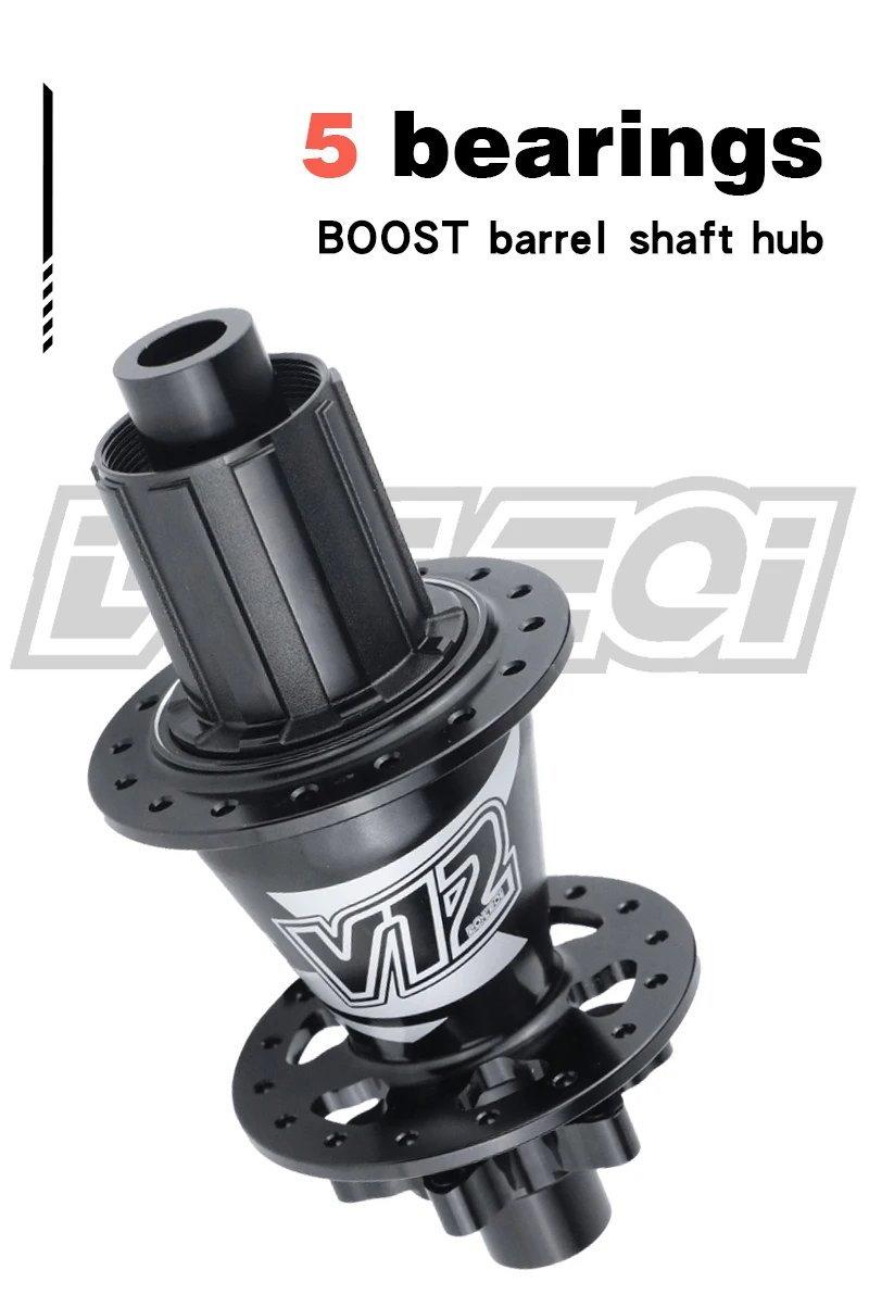 LQLEQI V12 Mountainbike-Nabe 12x148mm 32H BOOTS HG Spezifikation Radnabe 720 Sound 12-Klauen Mountainbike-Nabe – Detail 5
