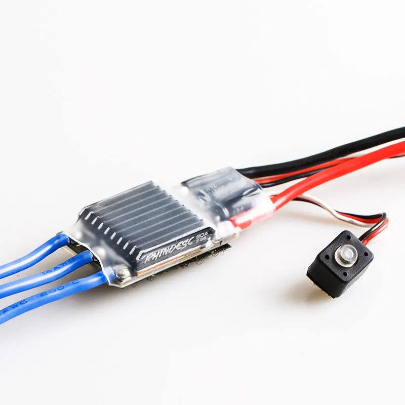 RhinoESC Mobil RC Crawler ESC AM32 80A 2-8S BEC 5.2 ~ 8.2V Traxxas TRX4 Axial SCX10 Ventru crawler Part USB Link ฟรี