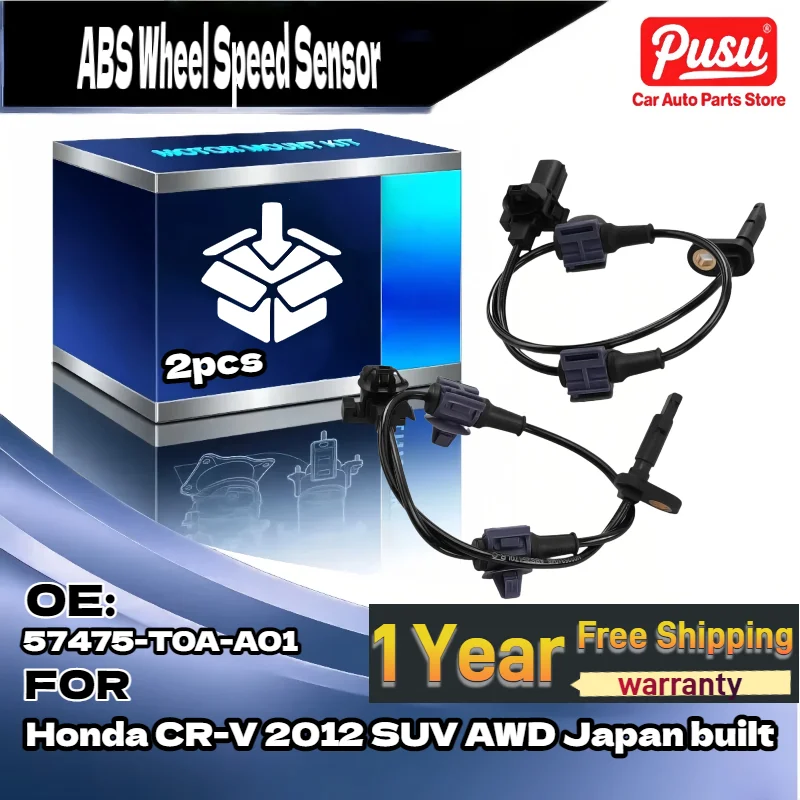 

Для высокого качества, 2 шт., датчики скорости заднего колеса для Honda CR-V 2012 AWD SUV, датчик ABS 57475-T0A-A01