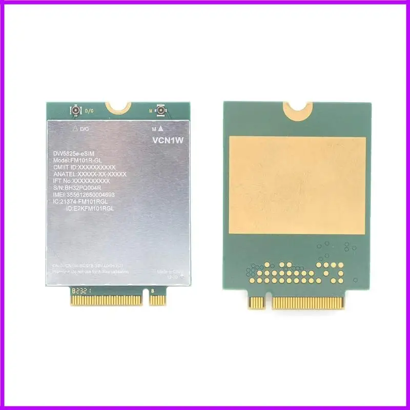 FM101R-GL DW5825E 4G LTE اللاسلكي المودم اللاسلكي لـ 5450 5550 7350 اتصالات متعددة الجهاز مع نقل البيانات السريعة