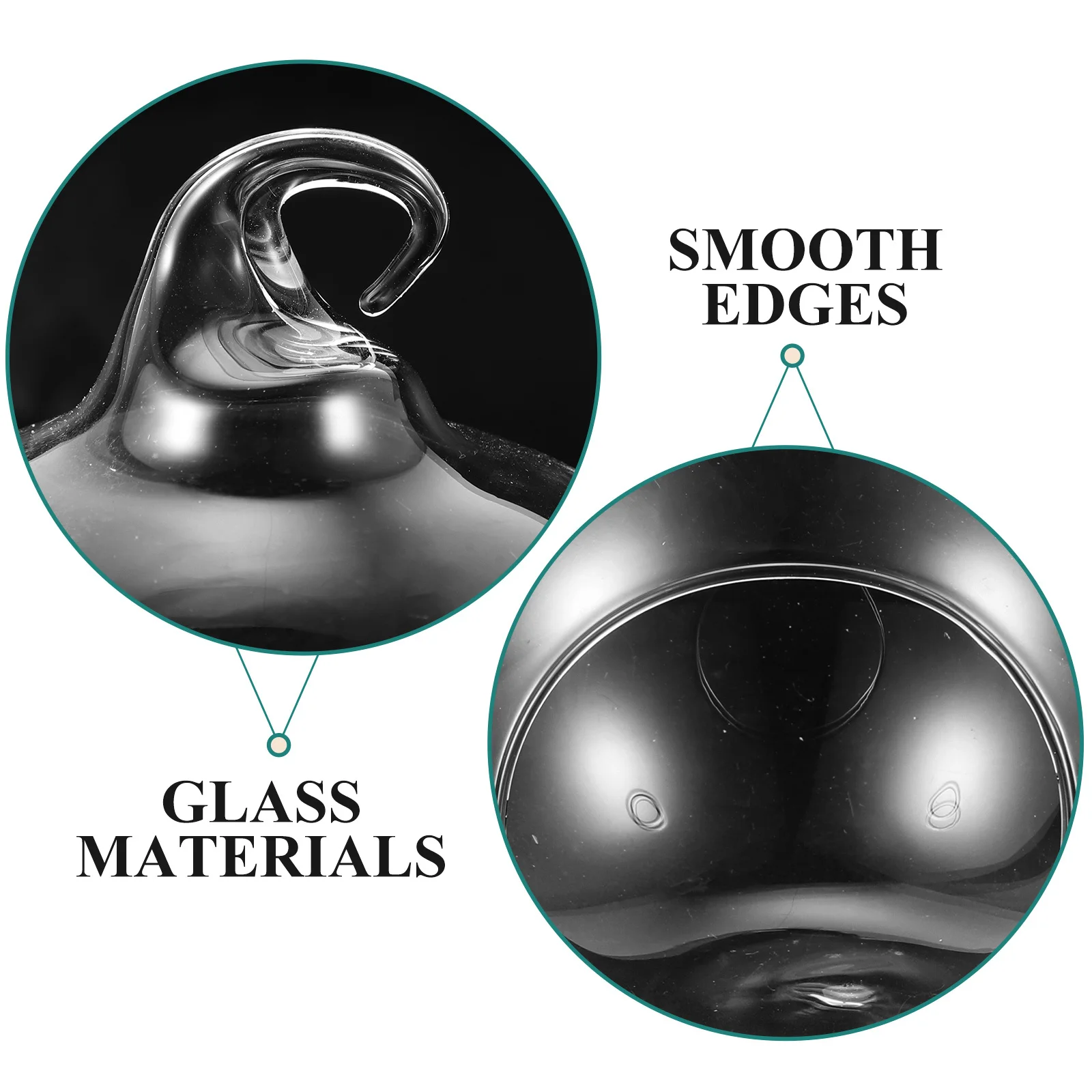 

2 Pcs DIY Terrarium Hanging Decoration Wall Plant Containers Air Glass Globe Clear Globes