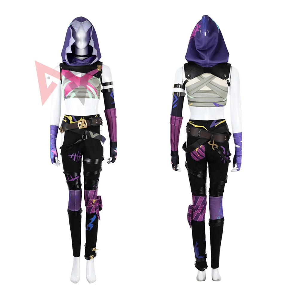 

Новый костюм для косплея Arcane League Of Legends Jinx, топы LOL, брюки, перчатки для игровой вечеринки, индивидуальный заказ