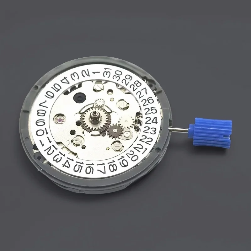 عالية الدقة التلقائية ذاتية اللف NH34 الحركة الميكانيكية التقويم الأبيض 24 مجموعة جذع المجوهرات