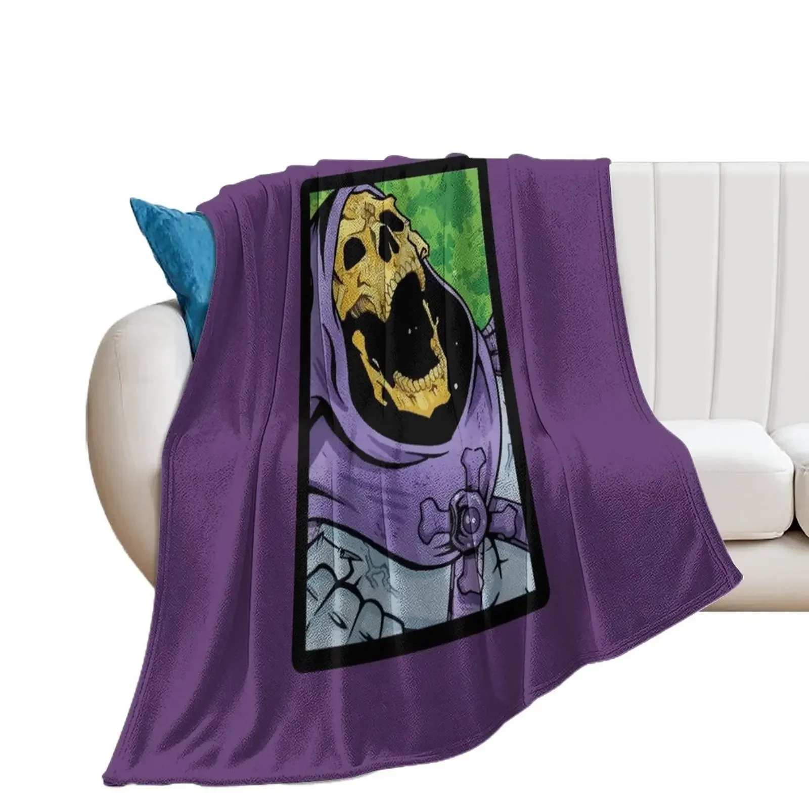 SKELETOR Throw Blanket Custom Kid'S Blankets