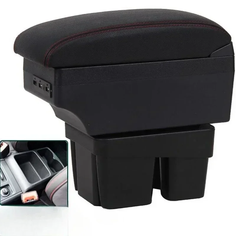 

New luxury For VW Golf 7 Armrest box For Volkswagen Golf 7 Mk7 Car Armrest Interior Retrofit Part Storage Box Car Accessorie