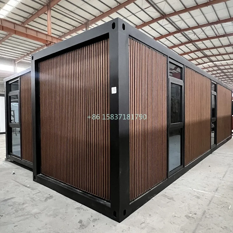 

China Folding House 20ft Expandable Container House Widely Using Mobile Container Home Double Wing Expansion Container for Spain