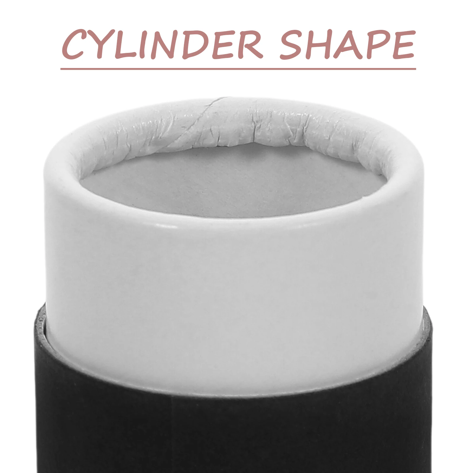 Paper Gift Box Essential Tubes with Lid Cardboard for Packaging Caps Essentials Travel Heavy Duty