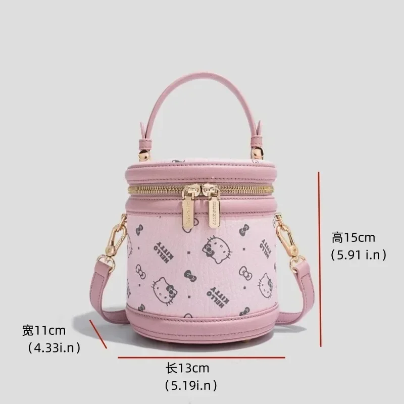 Sanrio Hello Kitty Emmer Tas Cartoon Anime Leuke KT Kat Dame Schoudertas Mode Handtas Grote Capaciteit Meisjes Vakantiecadeaus