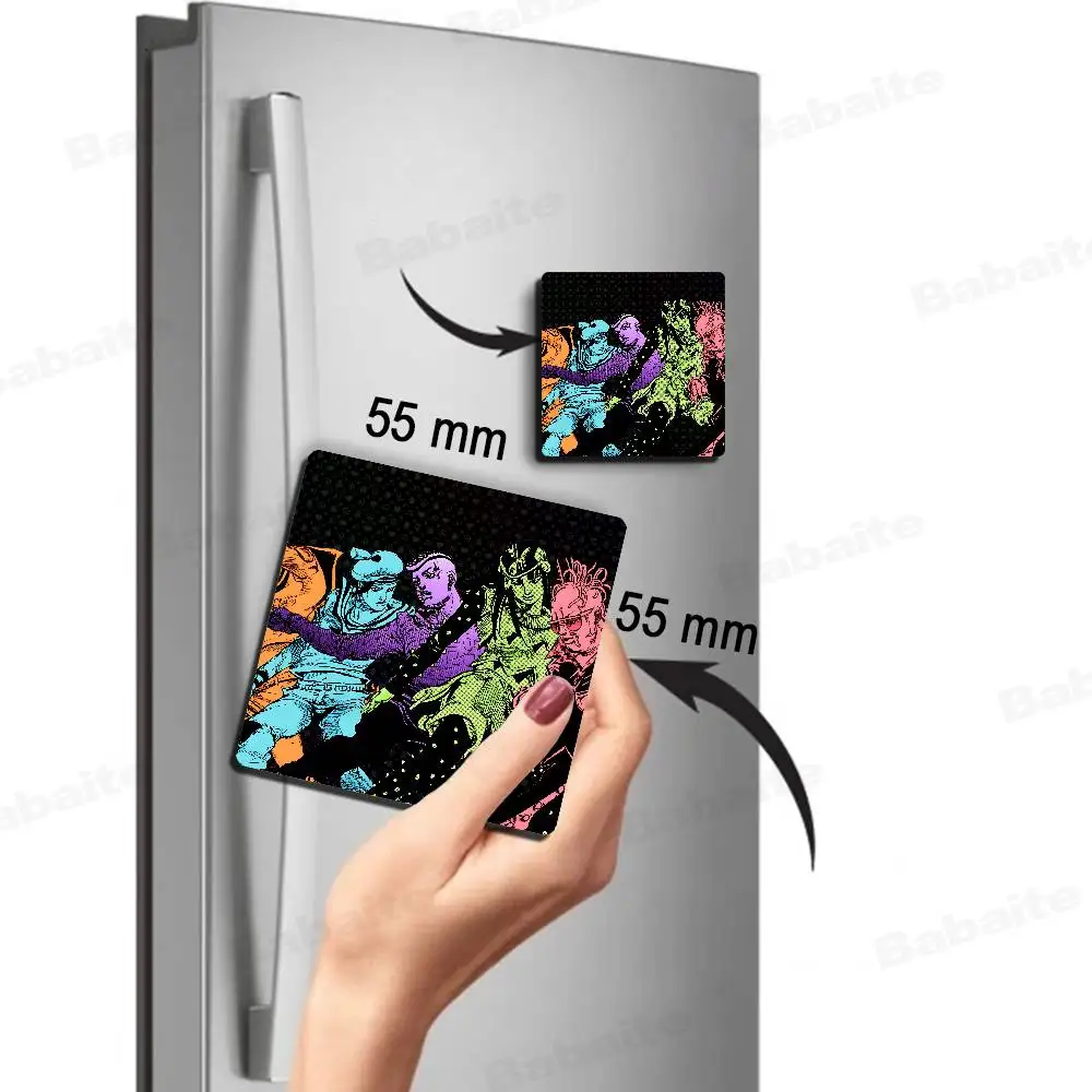 Anime JoJos Bizarre Adventure Magnet Products Personalized Sublimation Fridge Refrigerator Magnets For Kitchen