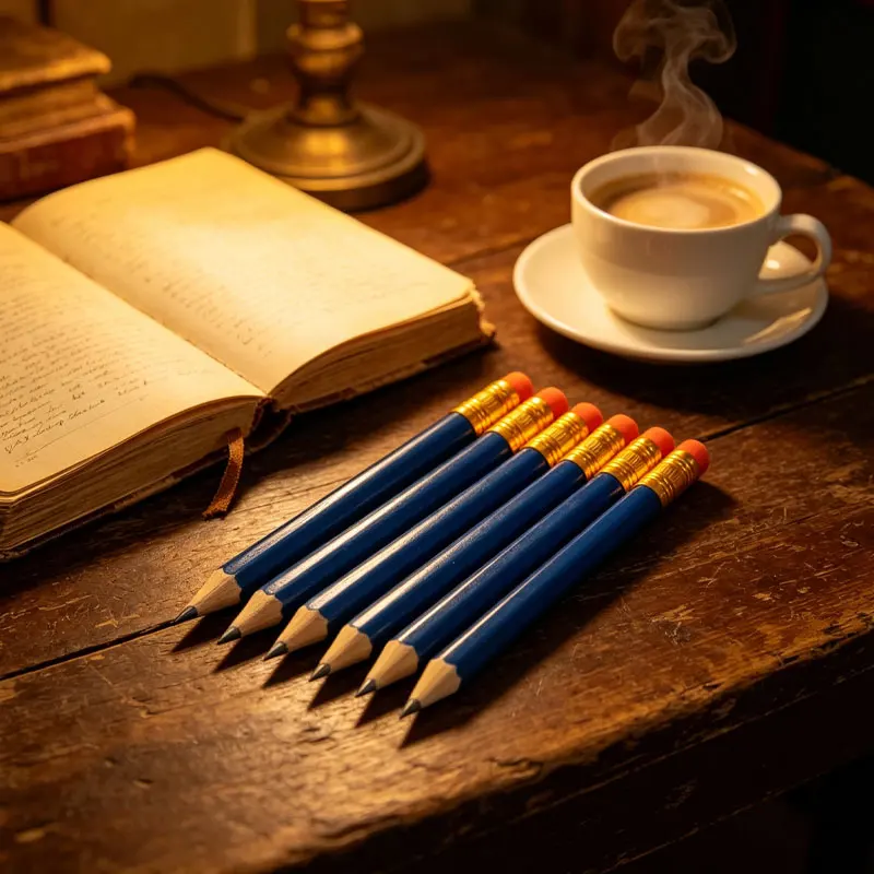 Personalized Custom Wooden Short Pencils with Eraser, Hb Pencils, Suitable for Office, Meetings, Customizable with Name, Student Discount Price, Corporate Gifts, Holiday Gifts, Promotional Items, Travel Souvenirs, Personal Gifts, Note-Taking, Drawing, Suitable for Back-To-School Season, Teacher's Day Gifts, Corporate, Mall, and Office Gifts, Reward Gifts
