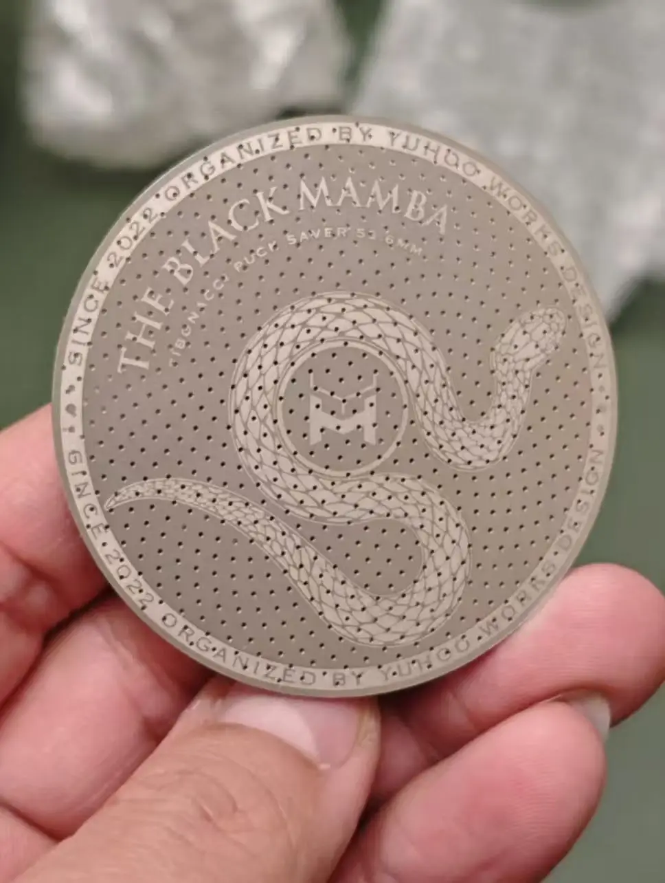 Yuhoo Black Mamba Laser Precision Secondary Water Separation Network Fibonacci Sequence Hole Arrangement 304 Stainless Steel