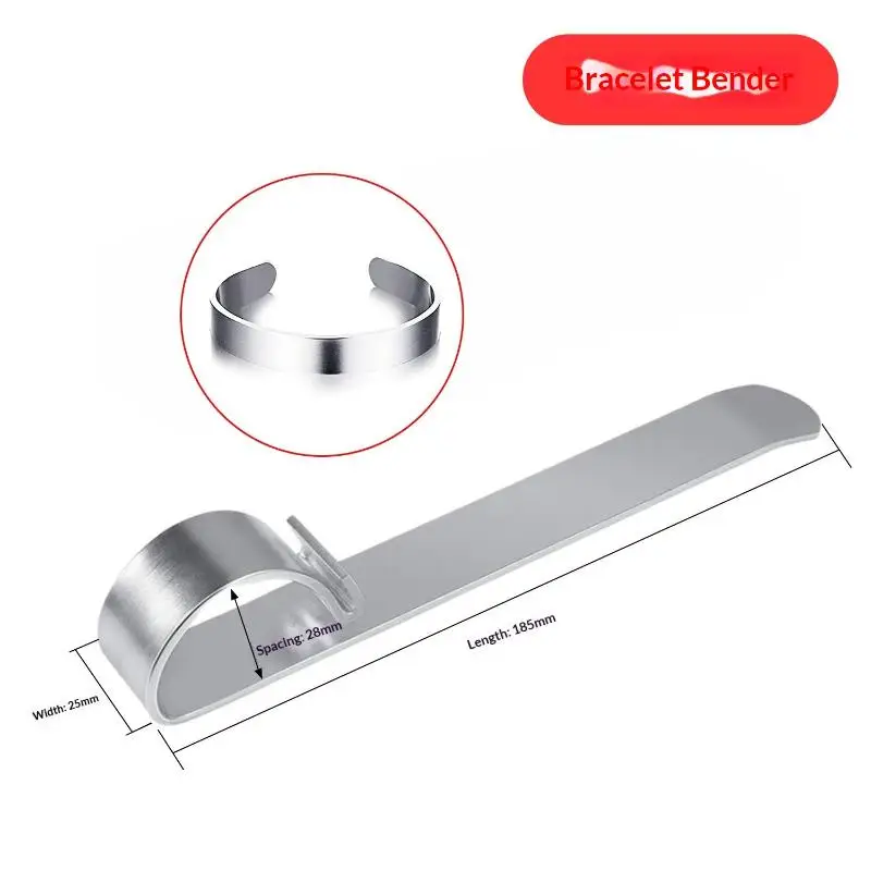 

Metal Bracelet Bending Tool Durable Jewelry Making Supplies For Crafting And Shaping Convenient And Fast Bracelet Helper For Smo