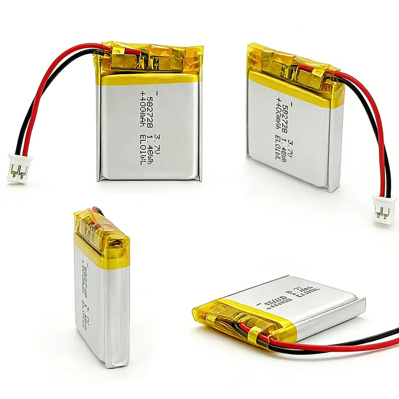 1-10pcs 582728 3.7V 400mAh Li-polymer Battery Li PO PH2.0 Plug for Q50 Smart Kids Watch Blood Pressure Monitor GPS Positioning