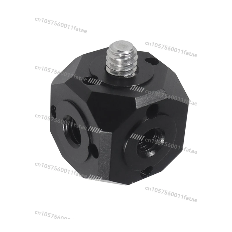 

Universal Tripod Screw Hole Adapter， Cubic Mount for Magic Arm Flash Vlog Video Fill Light Microphone Extension Mount Head