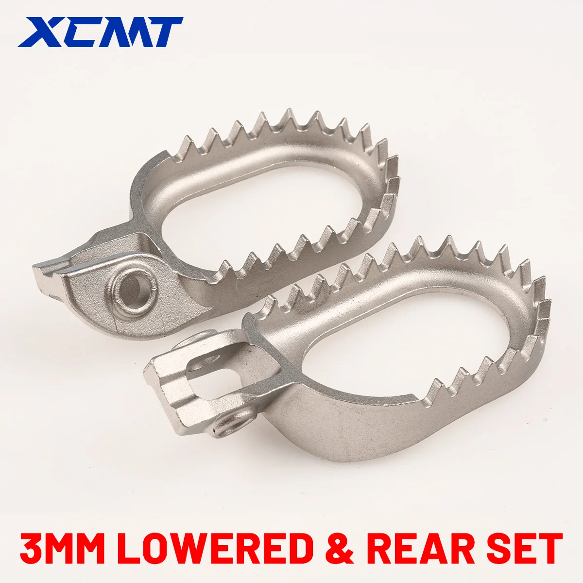 Lowered 3mm Rear Set Stainless Steel Foot Pegs For KTM EXC EXCF XCW XC XCF SX SXF Husqvarna TE FE TX FX TC FC TE FE GasGas EC EX