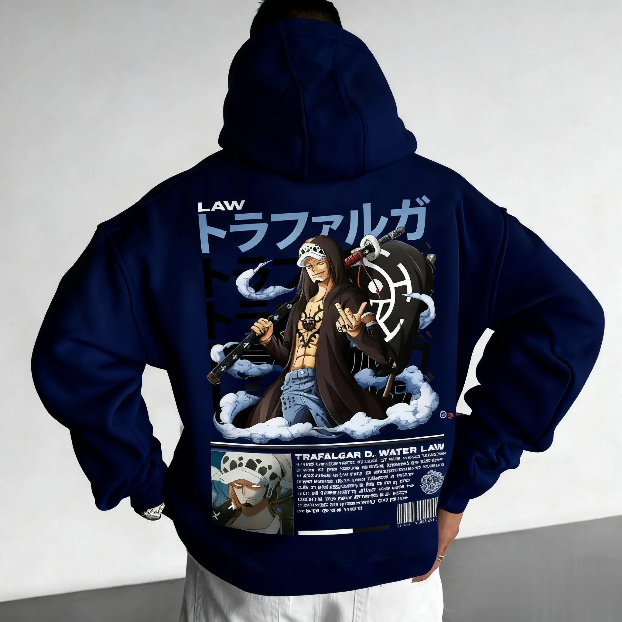 Felpa con cappuccio Anime One Piece uomo donna pullover felpa cartone animato giapponese stampa grafica streetwear casual autunno inverno Y2k vestiti