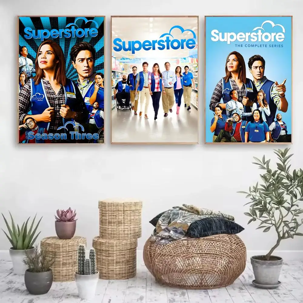 TV series s-Superstore Poster Paper Print Home Living Room Bedroom Entrance Bar Cafe Art Painting Decoration
