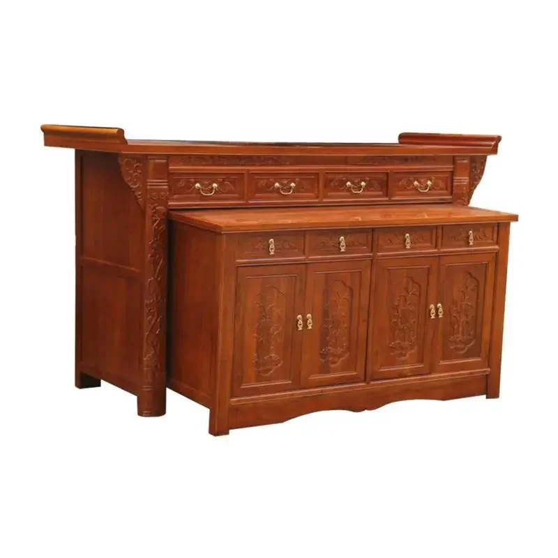 Solid wood table for table sets, table niches, Buddha cabinets, incense cases, case tables, elm shrine tables, Buddha tables,