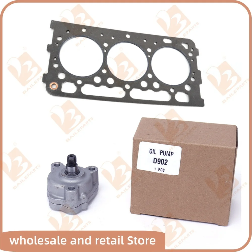 

For Kubota D902 Cylinder Head Gasket Engine Parts Oil Pump 16851-35012 Overhaul Rebuild Kit