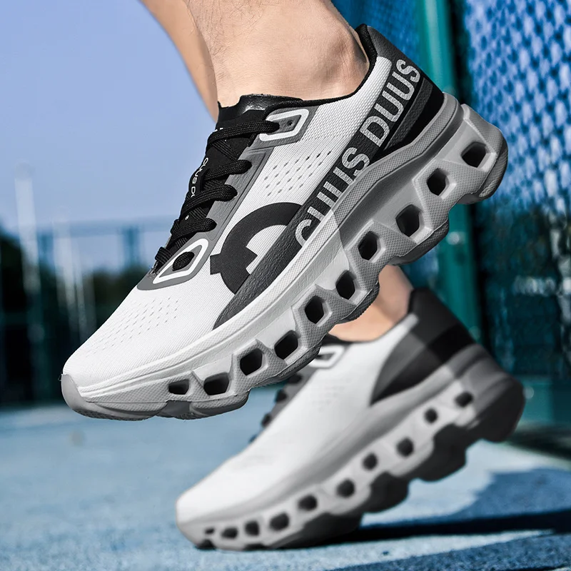 Men's Cushioning Running Shoes Lightweight Athletic Casual Sneakers Male Non-Slip Sports Shoes Outdoor Travel Walking Shoes - view 6