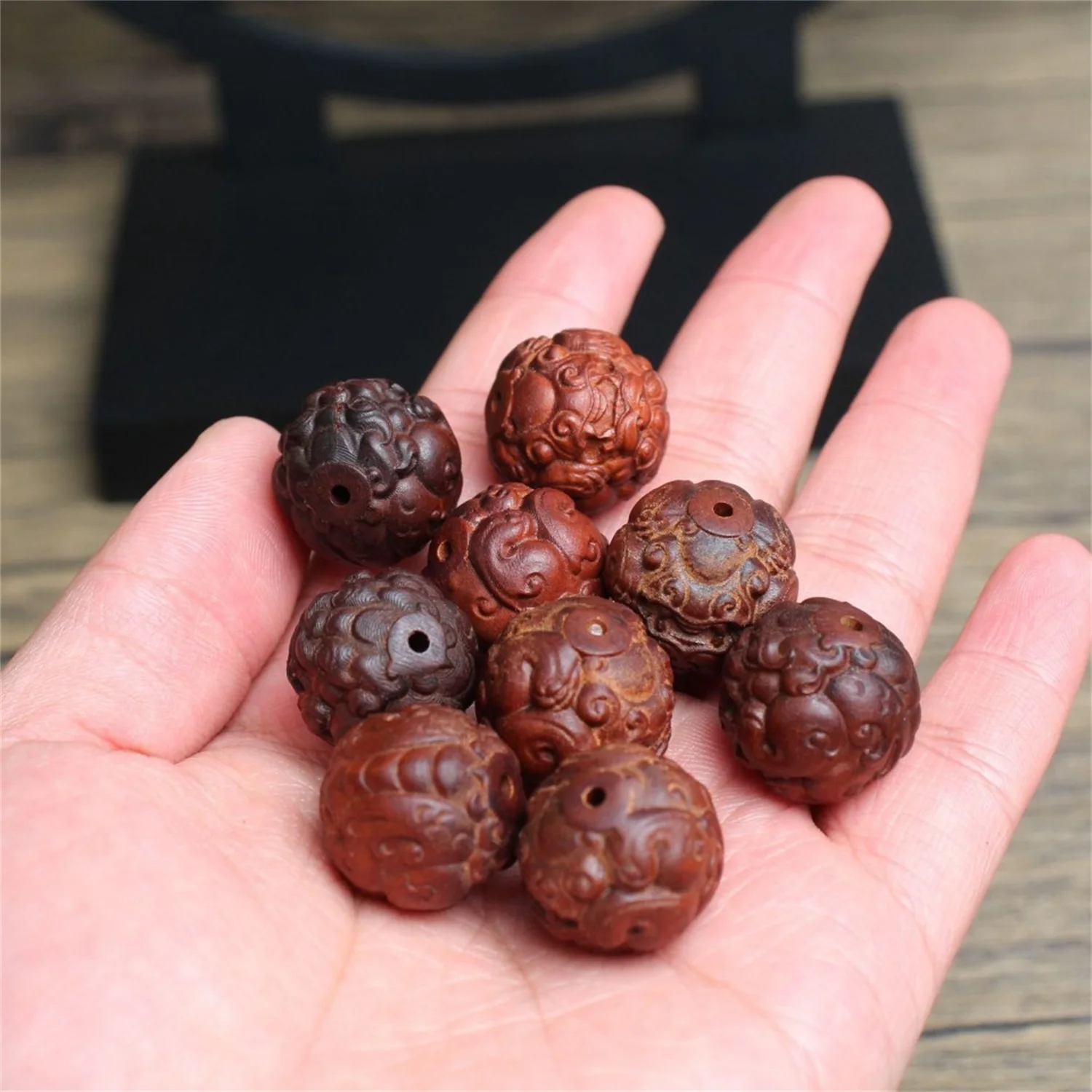Thunderstruck Jujube Wood Pixiu Bracelet Handmade Feng Shui Wealth Protection Carved Beads Wristband Male Female Gift