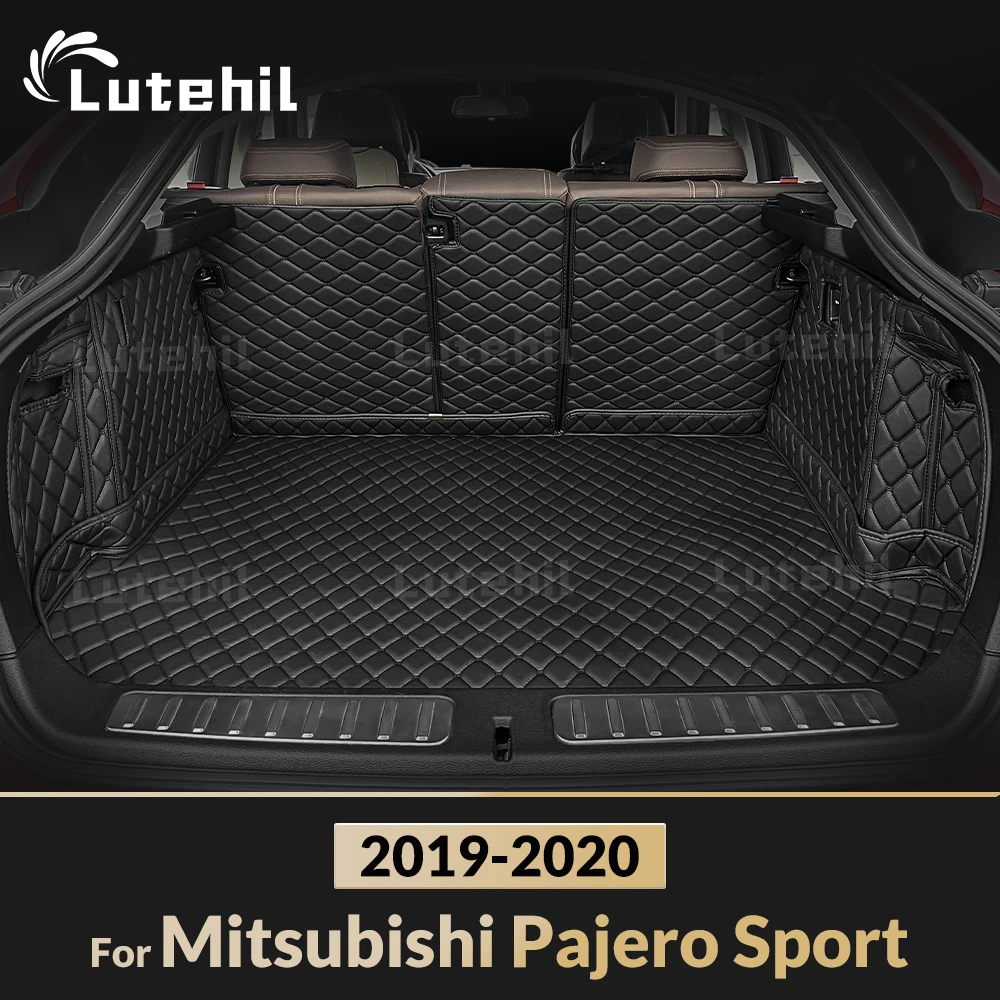 

Для Mitsubishi Pajero Sport 2019 2020, авто полное покрытие, коврик для багажника Lutehil, чехол для багажника автомобиля, подкладка для багажника, аксессуары для интерьера