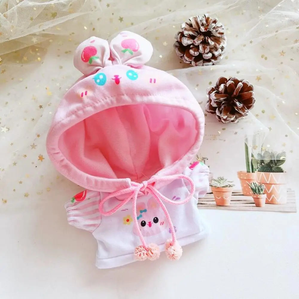 Trui 20 cm katoenen poppenkleding cartoon vrije tijd idool pluche poppenkleertjes kawaii aankleden pluche pop kostuum pak