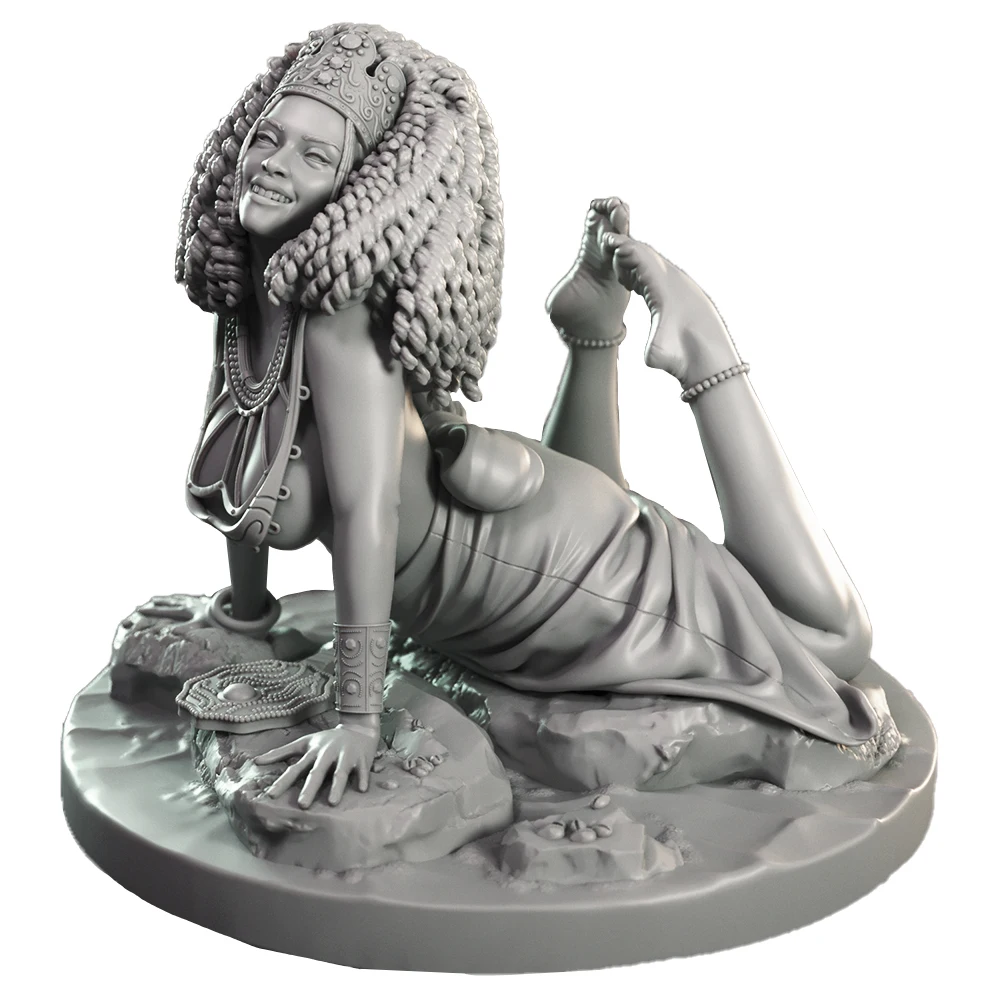 1:24 Afro-Caribbean Mythology Water Deity Resin Model Kit - Unpainted DIY Artisan Project | A939 Spiritual Collectible