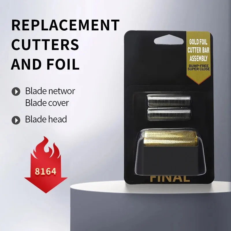 Professional Electric Shaver Cutter Head Replacement Foil And Blade For Wahl 8164 5 Star Service Hair Clipper Barber Accessories