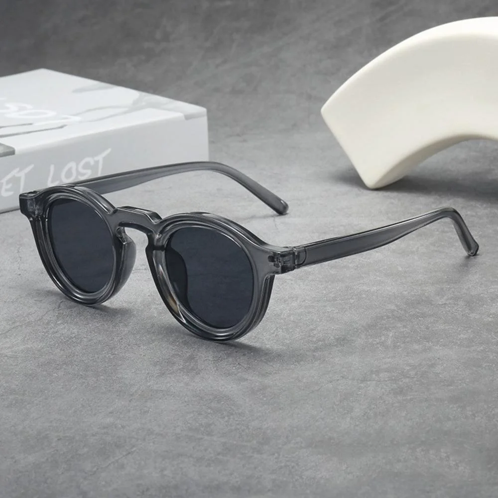 

2025 Retro Round Small Frame High-end Men's And Women's Sunglasses Cross-border Fashion Trend UV Resistant Sunglasses 2025 New