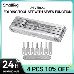 SmallRig 카메라 장비용 폴딩 멀티툴 툴셋 스크루드라이버 육각렌치 T25 토크 드라이버 - 2213