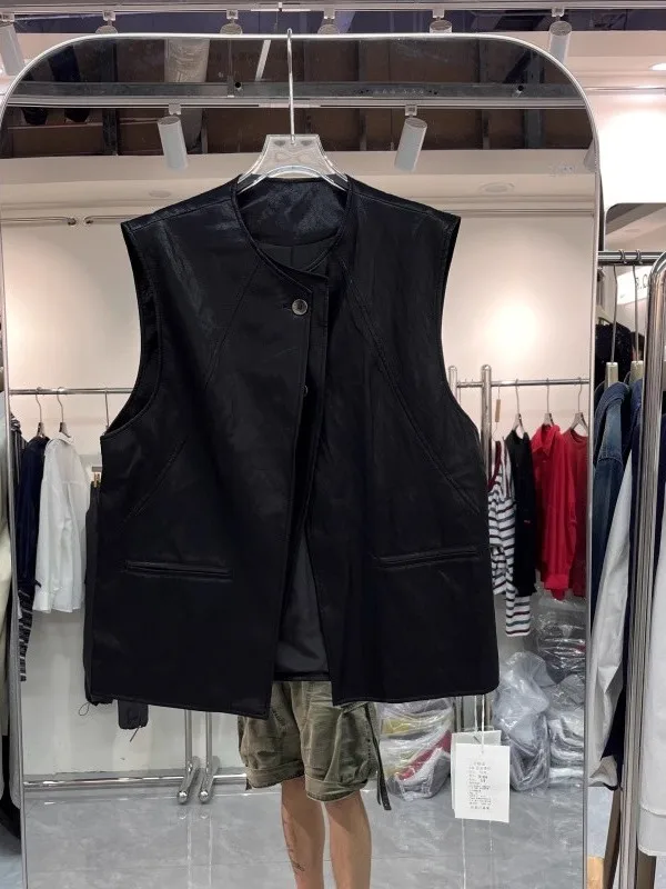 

plus Size 300 Pou round Ne Svel Leather Jaet Women's Spring Autumn Sle Top Layered Clothing Korean Design