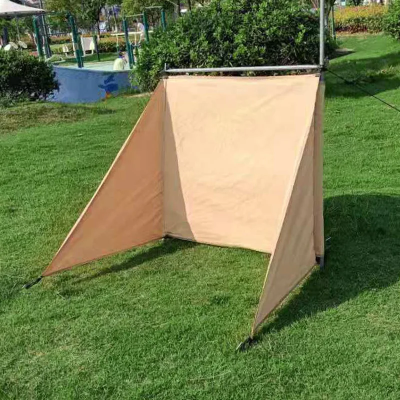 Outdoor tent simple and portable wind and rain shelter screen array screen picnic barbecue beach picnic canopy