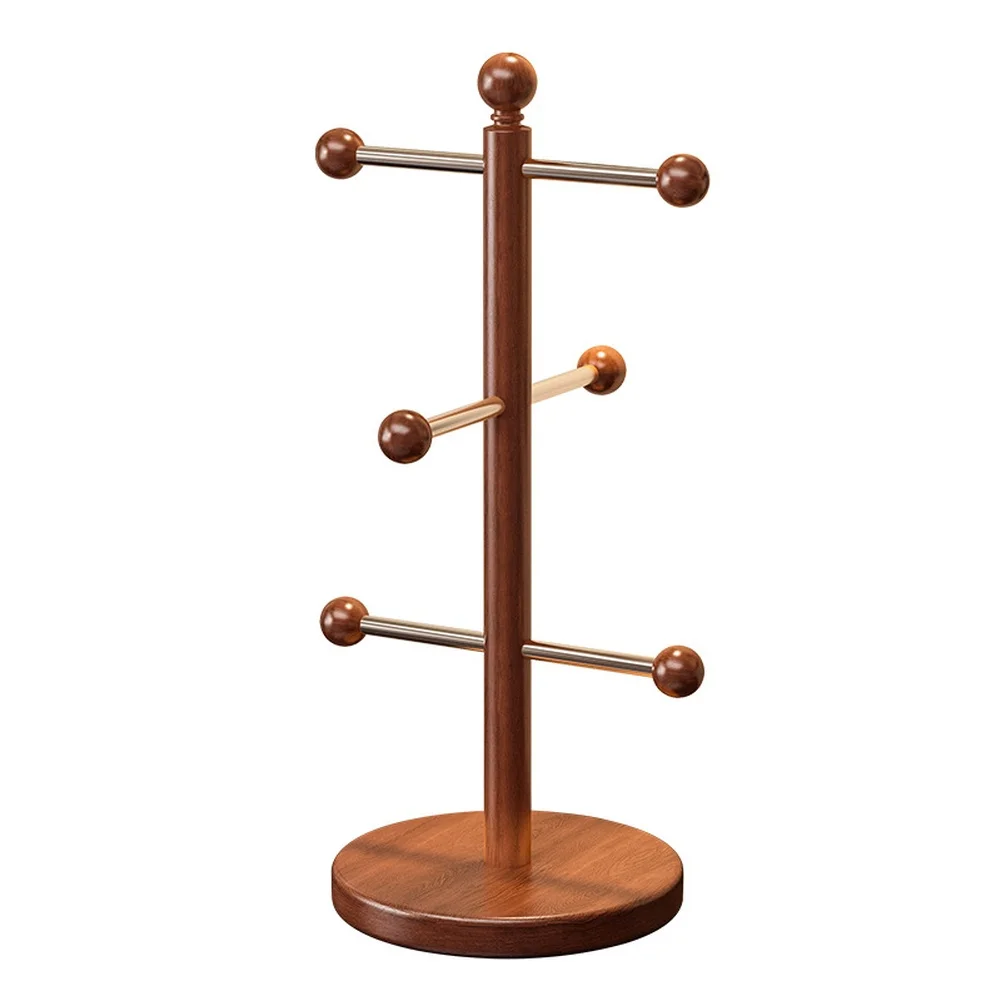 For Daily Key Storage Solid Wood Shelf Jewelry Holder Solid Wood Organizer For Entryway Ebony Wood Construction