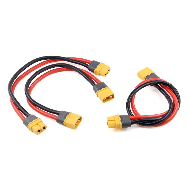 10ft 12AWG XT60 Extension Cable - Male To Female Connector with Flexible Silicone Wire for RC Drone LiPo Battery FPV Car Boat