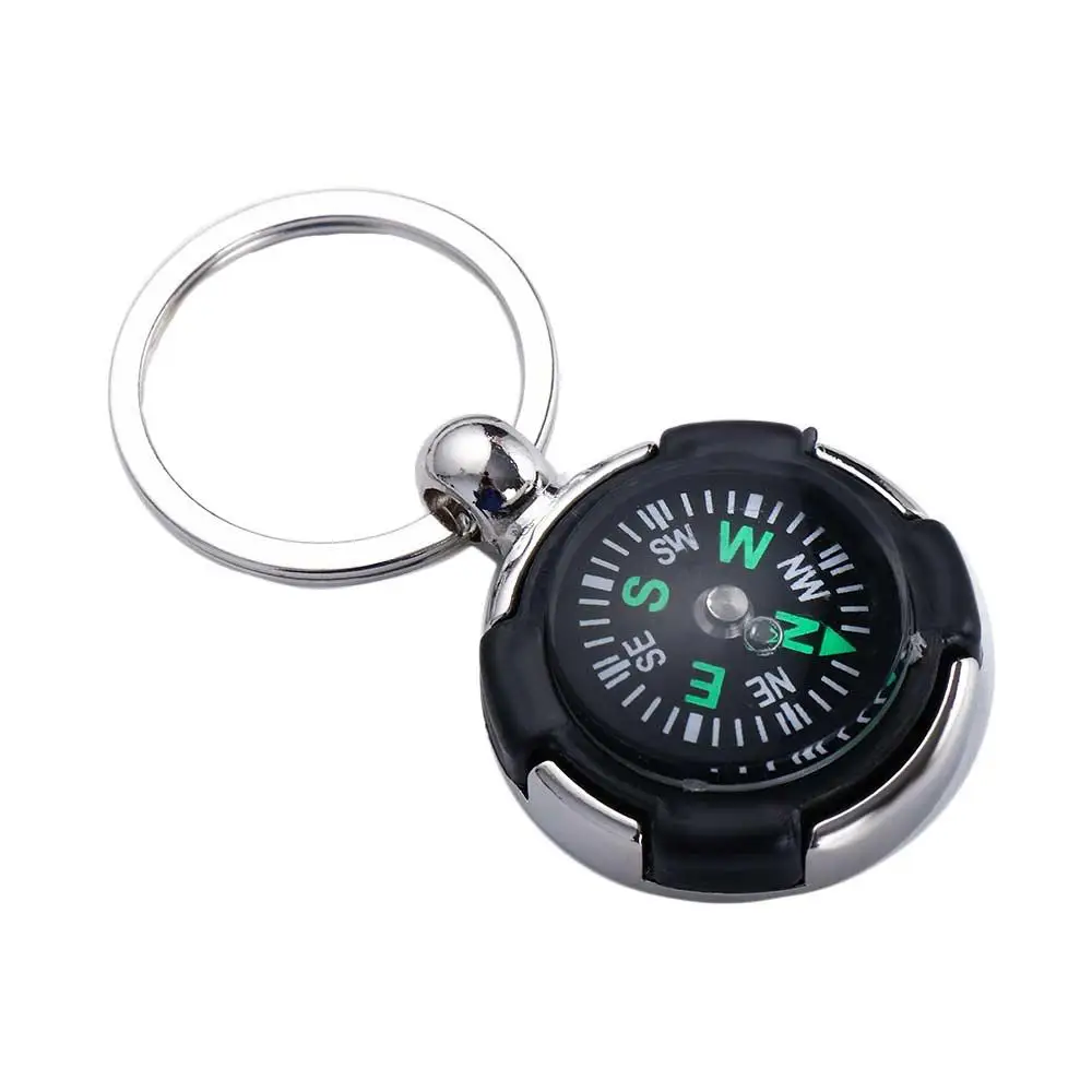 Navigator Survival Tool Accessories Carabiner Keyring Key Chain Pocket Compass Mini Compass Keychain Emergency Wild Compass