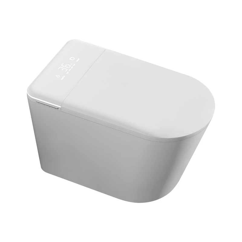 

Fragrance automatic descaling smart toilet ceramic integrated smart toilet no water pressure limit ultra-thin large seat ring