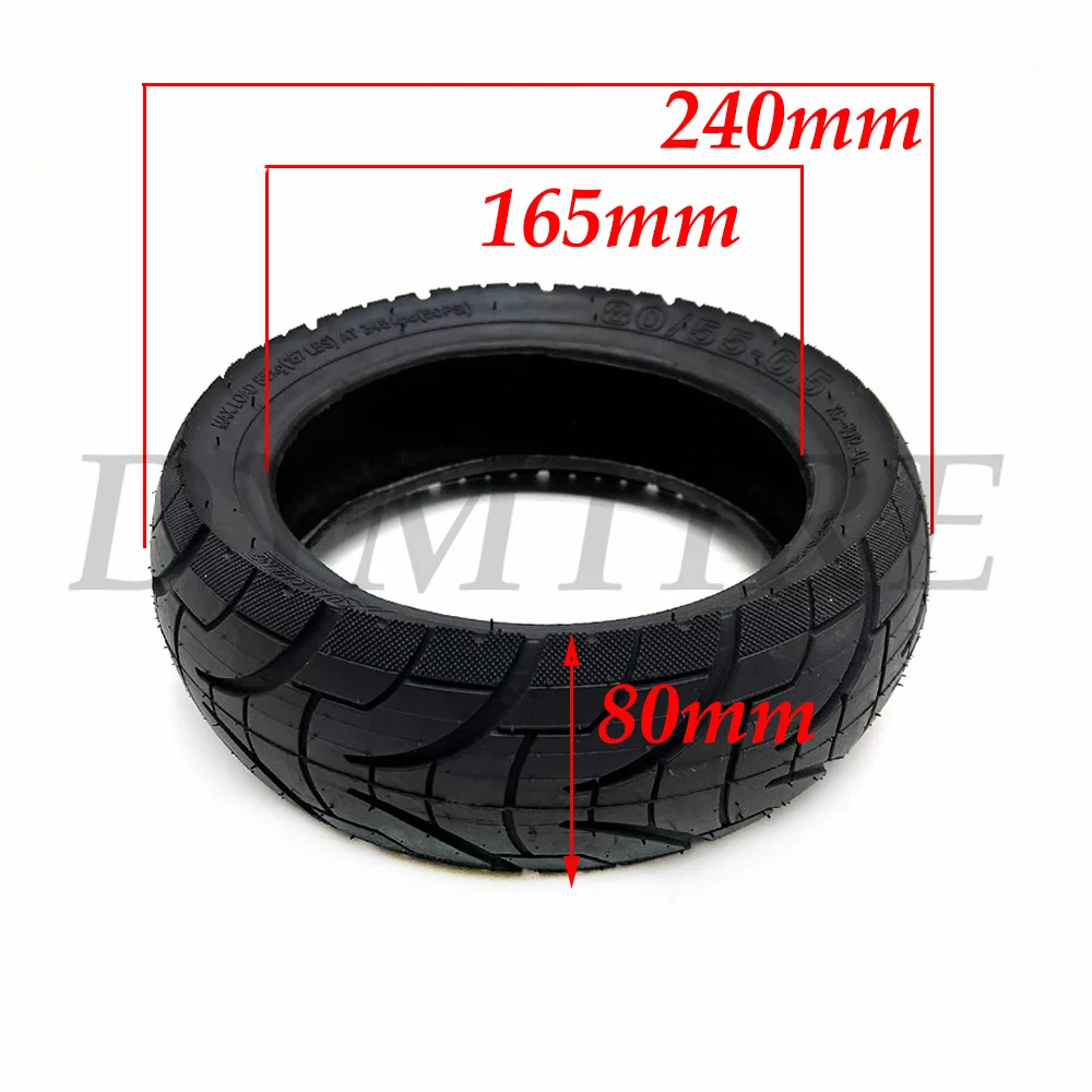 High Quality 80/55-6.5 Inner Outer Tyre 10 Inch Thickened Pneumatic Tire for Electric Scooter Accessories