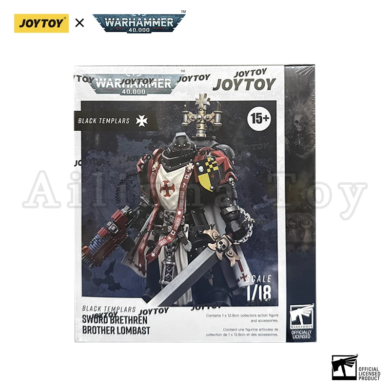 JOYTOY 1/18 Action Figure (2PCS/SET) Black Templar Sword Brethren Anime Collection Military Model