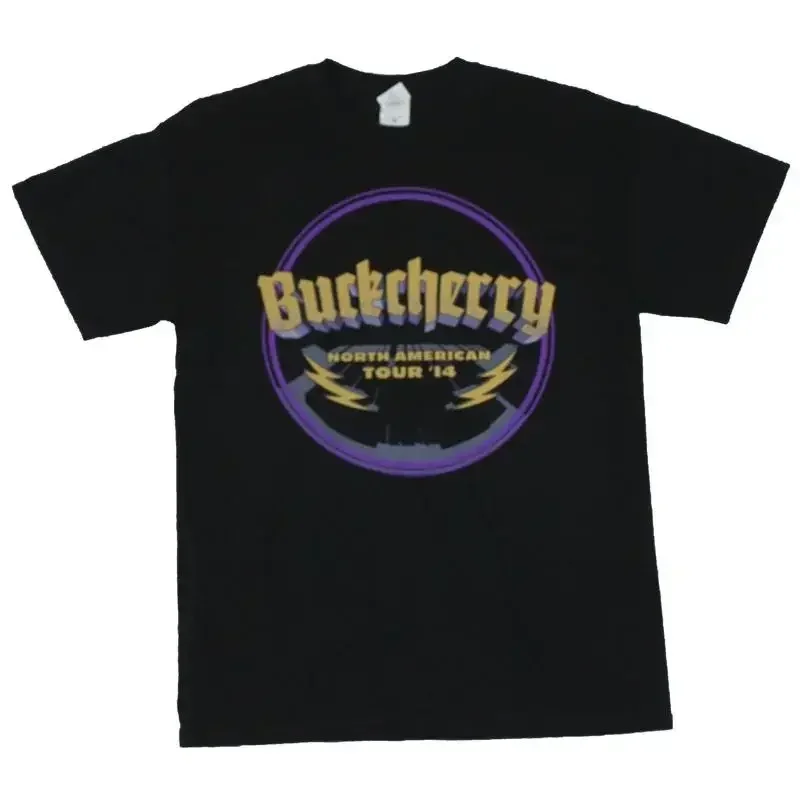 Buckcherry Adult New T Shirt 2014 North American Tour Circle Pic