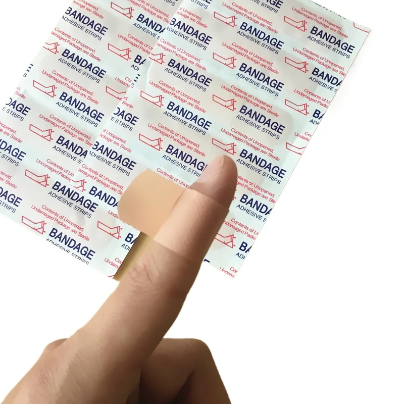 50pcs/set Transparent Non-transparent Band Aid for Wound Dressing Plasters First Aid Patch Tape Adhesive Bandages Woundplast