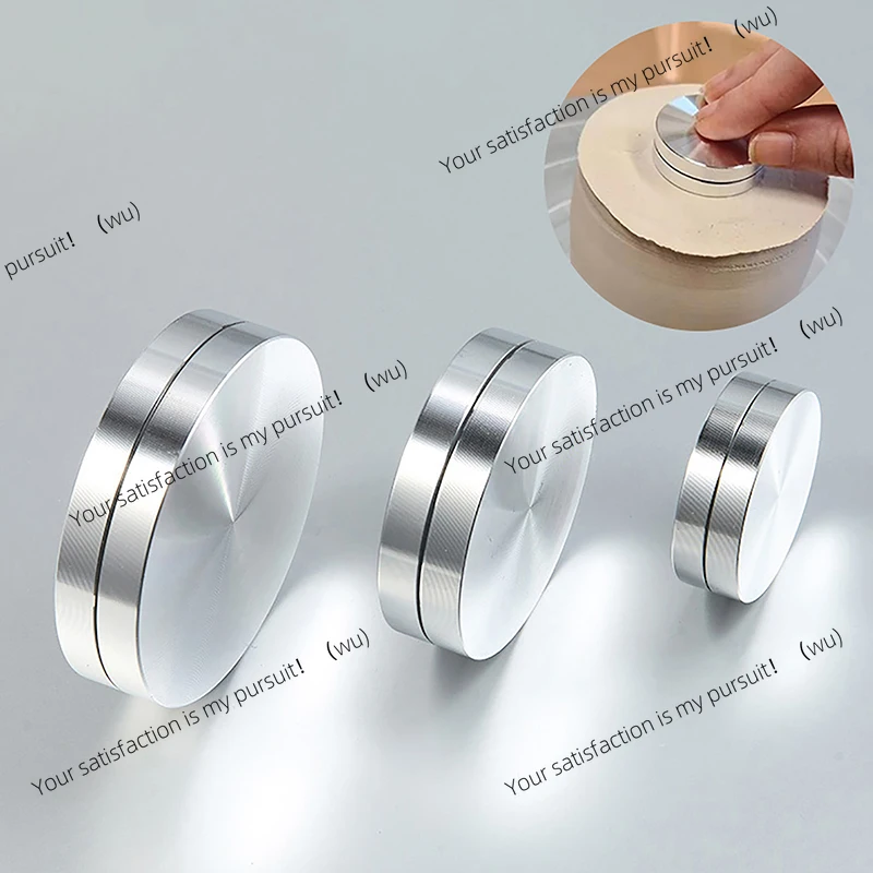 Ceramic Clay Pottery Throwing Trimming Spinner Tool Trim Stabilizer 30mm-50mm Mini Pottery Wheel Metal Bearing Rotary Disc