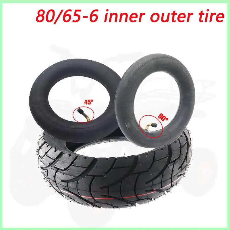 Original 80/65-6 Off Road Outer Tire Inner Tube for Joyor S5 S8 S10s S Series Electric Scooter Road Inflatable Tires Accessorie