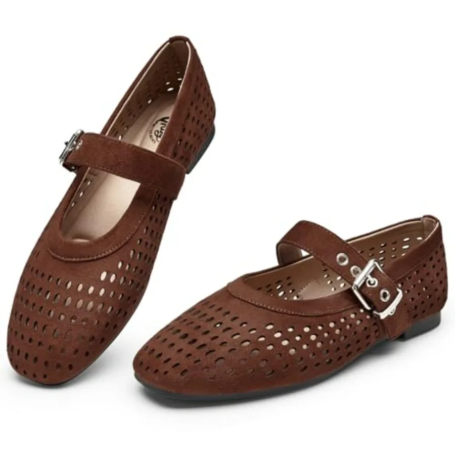 

Trary Mary Jane Shoes Women, Mary Jane Flats for Women, Ballet Flats Shoes Round Toe Mary Jane Flats Shoes Dressy Comfortable