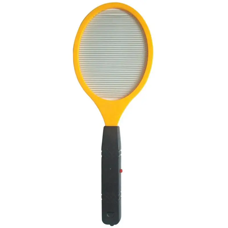 Single Layer Electric Mosquito Swatter Racket Fly Swatter Fryer Flies Cordless Tools Bug Battery Baby Power Sleep Insects Night_voghion.com