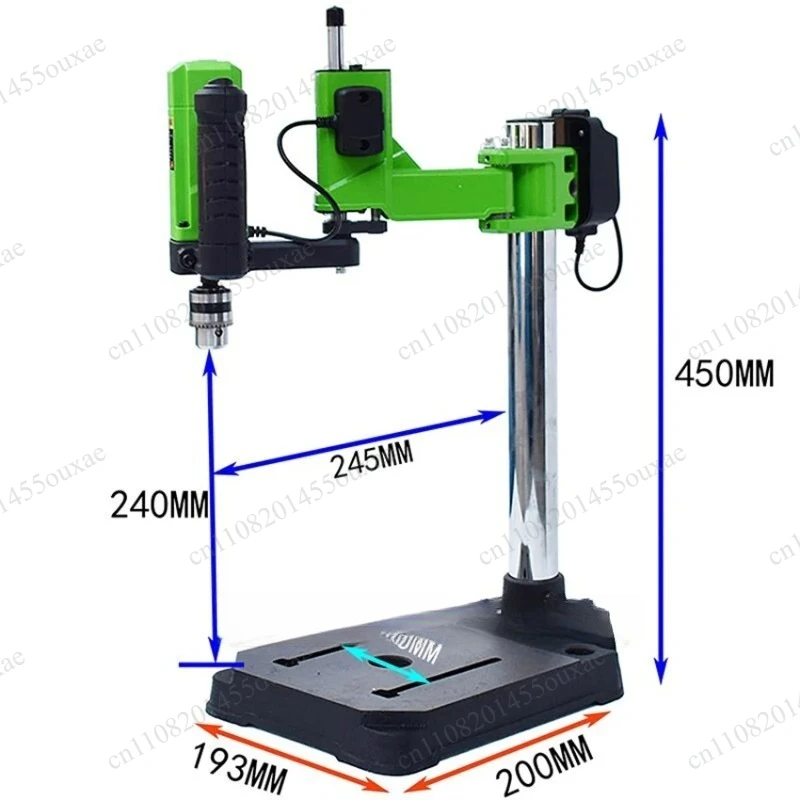 BG-5199 Vertical Table Drill Tapping Machine 100W 90r/min 1-10MM Dual Voltage 110V-240V Electric Bench Drill Tapper Equipment